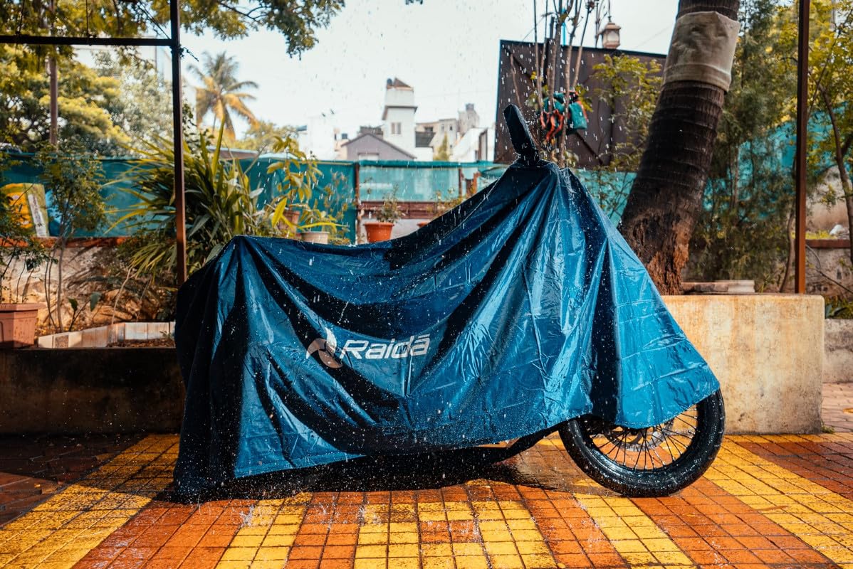 Waterproof Bike Cover with Mirror Pockets – Raida RainPro for RE Bullet 350